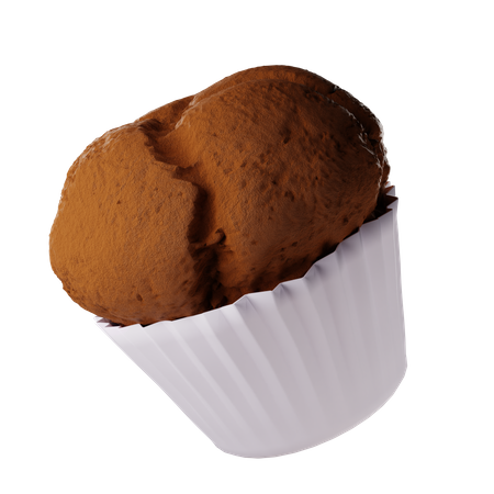 Schokoladen Muffin  3D Icon