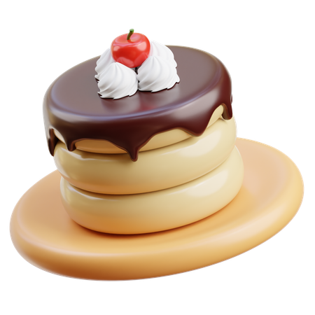 Schokoladenpfannkuchen  3D Icon