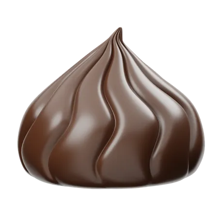 Schokoladenkegel  3D Icon