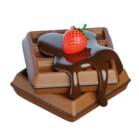 Schokoladenwaffel  3D Icon