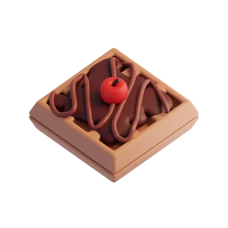 Schokoladenwaffel  3D Icon