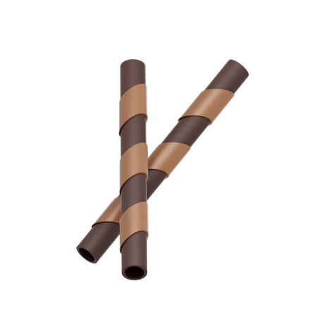 Schokoladenwaffelstick  3D Icon