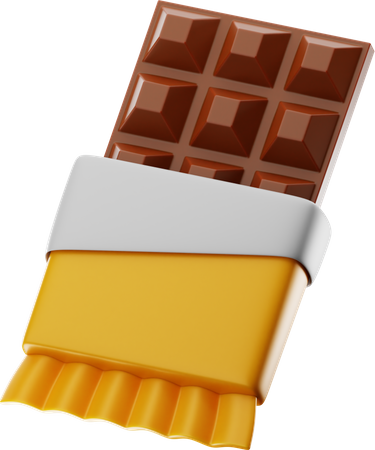 Schokoladenriegel  3D Icon