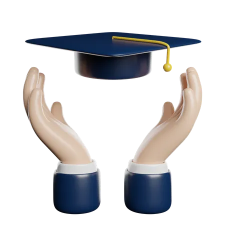 Scholarship Education Care 3D Icon