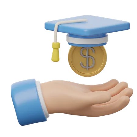 Scholarship Grant  3D Icon