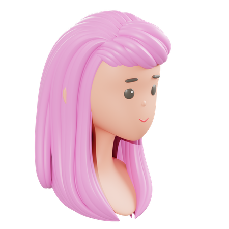 Schöne Frau  3D Illustration