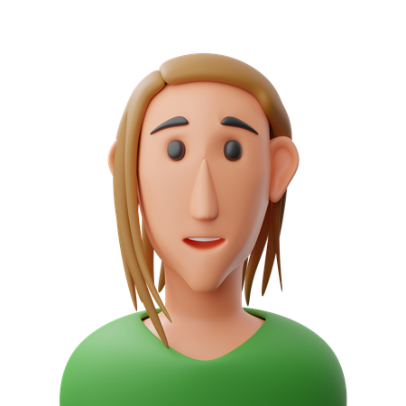 Schöner Frauen-Avatar  3D Icon