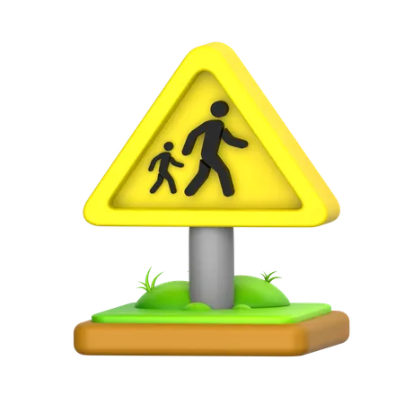 School Ahead  3D Icon