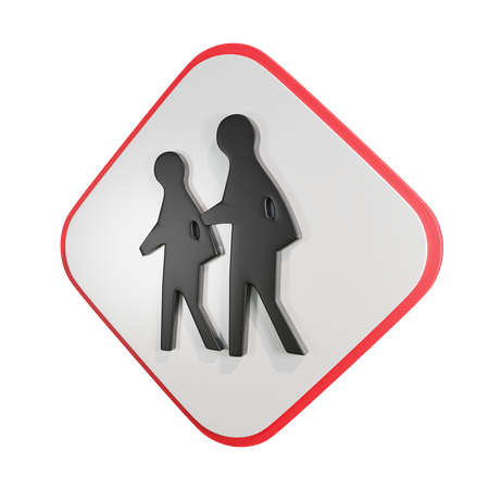 School Ahead  3D Icon