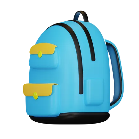 School Backpack  3D Icon