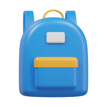 School Backpack  3D Icon