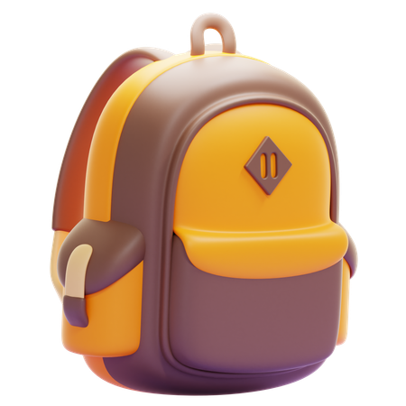 SCHOOL BAG  3D Icon