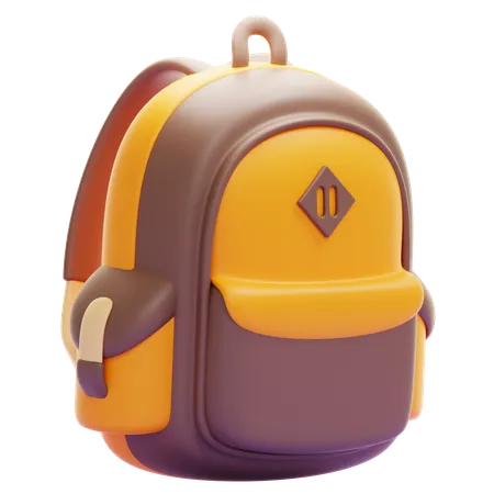 SCHOOL BAG  3D Icon