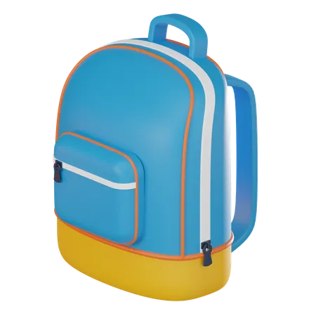 Sschool Bag Symbol Of Knowledge And Academic Essentials Perfect For Back To School Concepts And Educational Designs 3 D Render Illustration 3D Icon