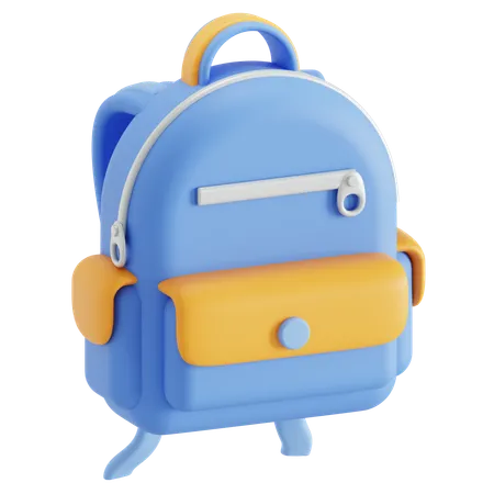 School Bag For Kids 3D Icon