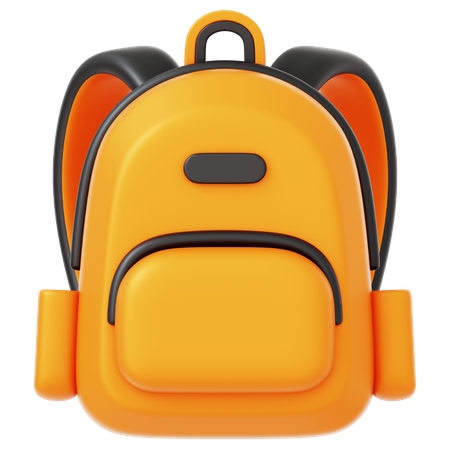 School Bag  3D Icon