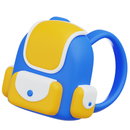 School Bag  3D Icon