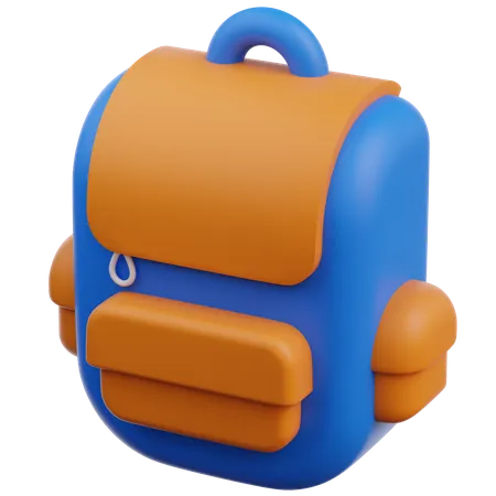 School Bag 3 D Icon 3D Icon