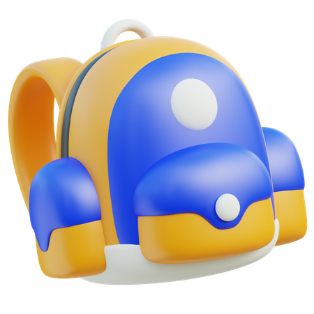 School Bag  3D Icon