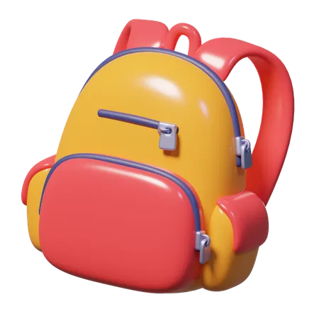 School Bag  3D Icon
