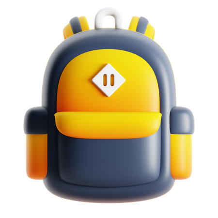 SCHOOL BAG  3D Icon