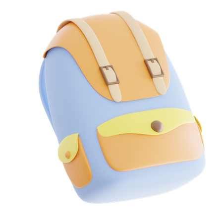 School Bag  3D Icon