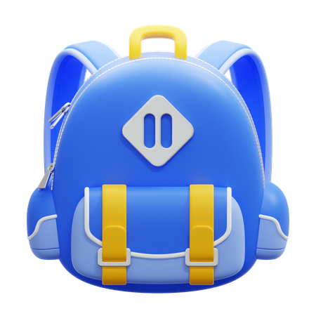 School Bag  3D Icon