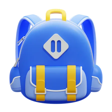 School Bag  3D Icon