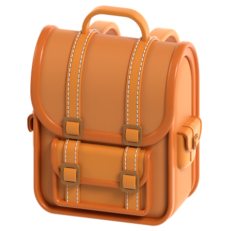 School Bag  3D Icon