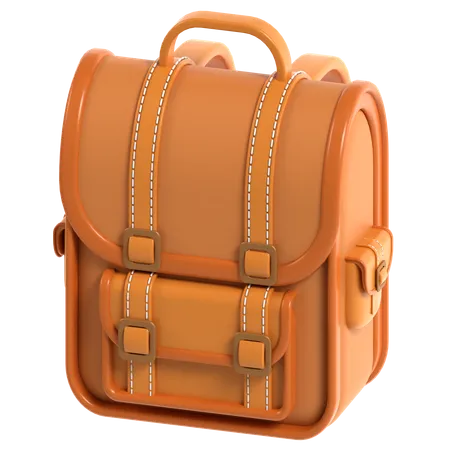 School Bag  3D Icon