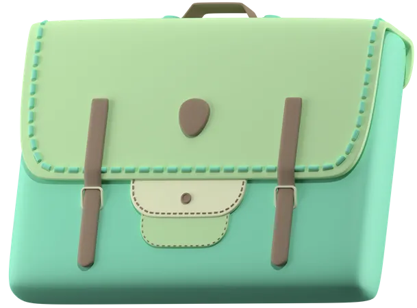 School Bag  3D Icon