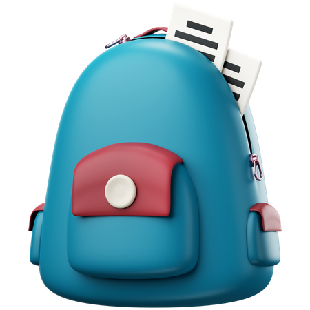 School bag  3D Icon