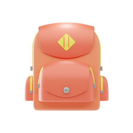 School Bag  3D Icon