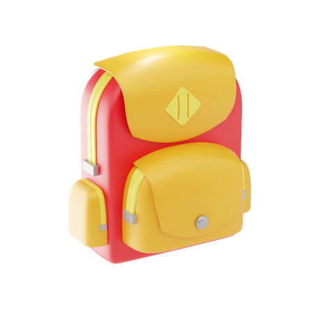 School Bag  3D Icon