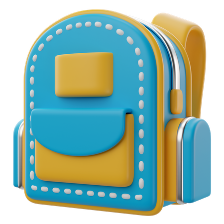 School Bag  3D Icon