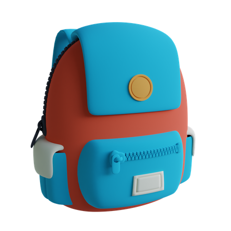 School Bag  3D Icon