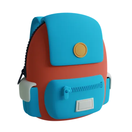 School Bag  3D Icon