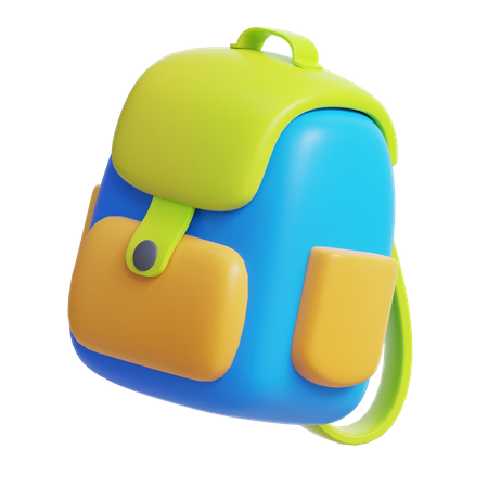 School Bag  3D Icon