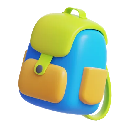 School Bag  3D Icon