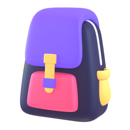 School Bag  3D Icon