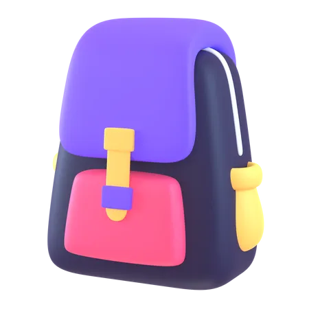 School Bag  3D Icon