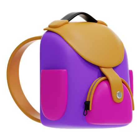 SCHOOL BAG  3D Icon