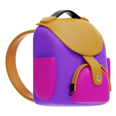 SCHOOL BAG  3D Icon