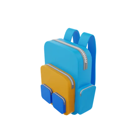 School Bag  3D Icon