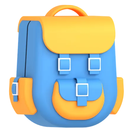 School Bag  3D Icon