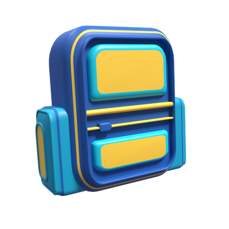 School Bag  3D Icon