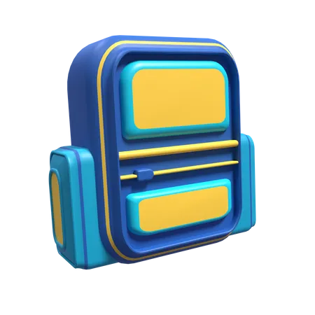 School Bag  3D Icon