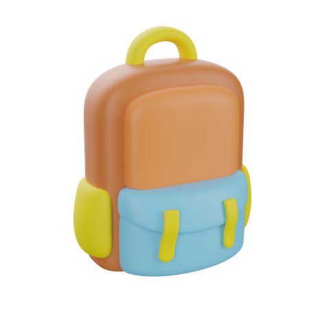 School Bag  3D Icon