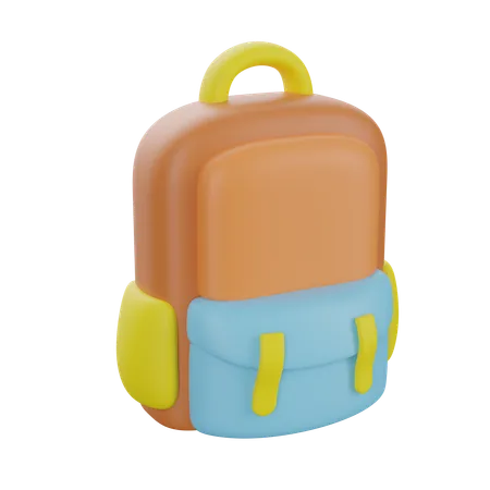 School Bag  3D Icon