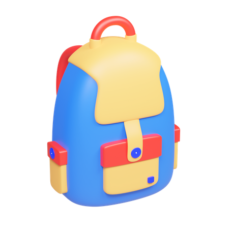 School Bag  3D Icon